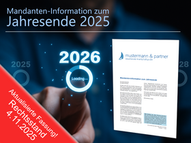 Mandanten-Information zum Jahresende 2025