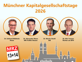 14. Münchner Kapitalgesellschaftstage 2026