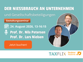 Der Nießbrauch an Unternehmen und Gesellschaftsbeteiligungen - Online-Seminar
