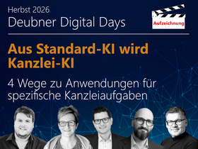 Deubner Digital Days Herbst 2026 - Aufzeichnung
