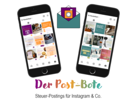Der Post-Bote - Steuer-Postings für Instagram & Co.