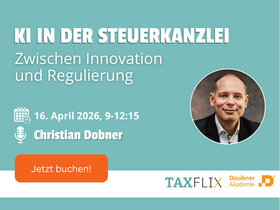 KI in der Steuerkanzlei – Zwischen Innovation und Regulierung - Onlineseminar
