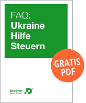 FAQ Ukraine Hilfe Steuern